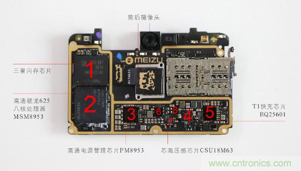 魅族M15拆解：做工精致，壓感Home鍵采用中國芯
