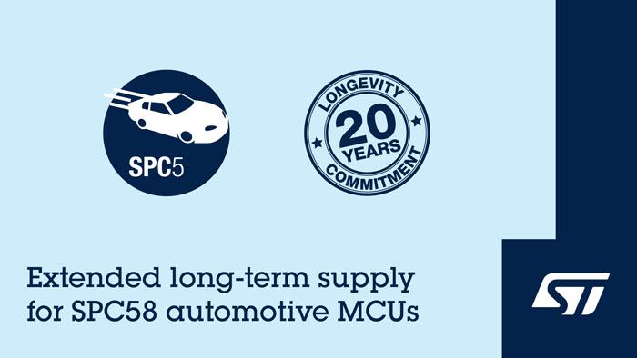 意法半導(dǎo)體保障SPC58汽車(chē)MCU供應(yīng)20年，破解供應(yīng)鏈焦慮